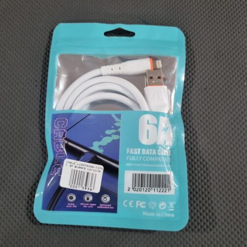 CABLE LIGHTNING-TIPOC 3M BLANCO LU-1134 LUO