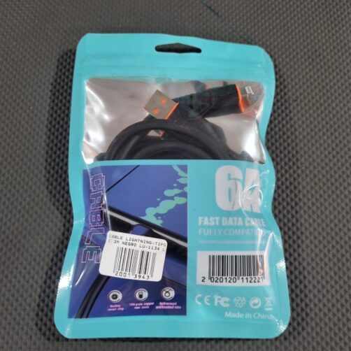 CABLE LIGHTNING-TIPOC 3M NEGRO LU-1134 LUO
