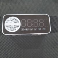 RELOJ DIGITAL C/SPEAKER BLANCO LU-3206 LUO