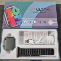 SMARTWATCH W9 ULTRA MALLAS NEGRO&BLANCO