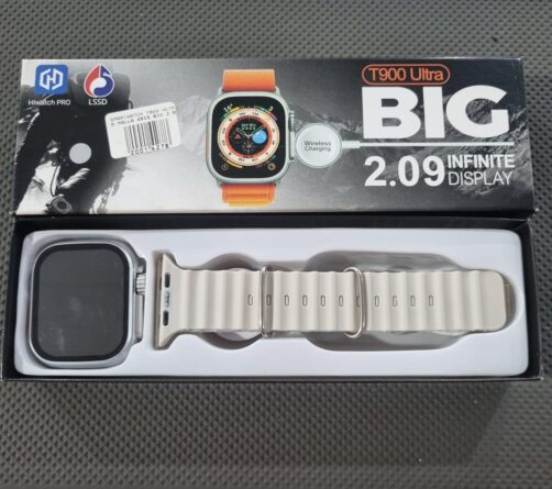 SMARTWATCH T900 ULTRA MALLA GRIS BIG 2.09
