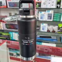HOPPIE YQ-10064 1LT NEGRO ACERO INOXIDABLE