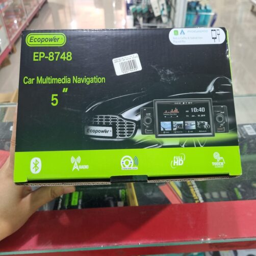 PANTALLA P/AUTO 5" CARPLAY EP-8748 ECOPOWER