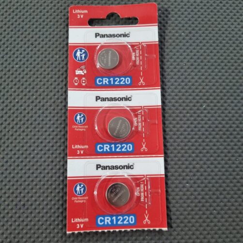 PILA PANASONIC CR1220 P/UNIDAD 3V DE LITIO