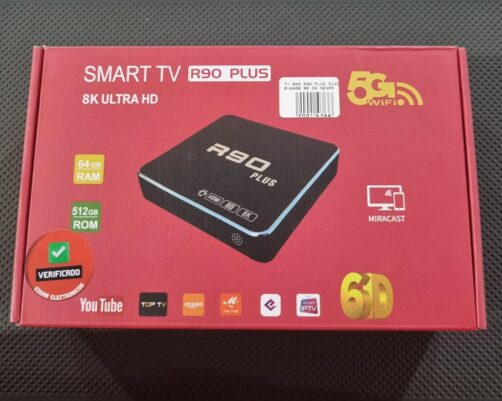 TV BOX R90 PLUS 512GB+64GB 8K 5G NEGRO