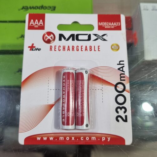 PILA ALCALINA RECARGABLE AAA MOX