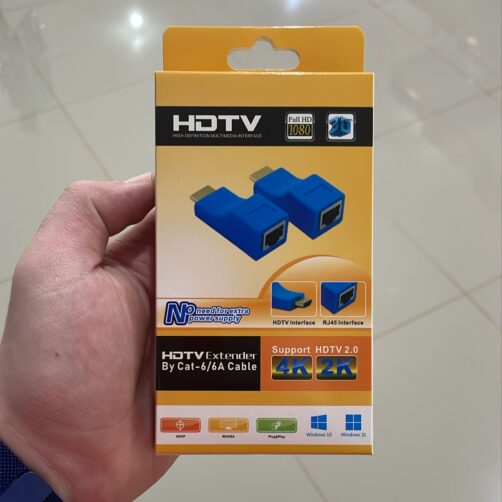 EXTENSOR HDMI RJ45 HASTA 30 METROS 4K HDTV