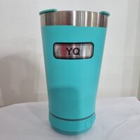 VASO C/SPEAKER H-10224 TURQUESA 473ML