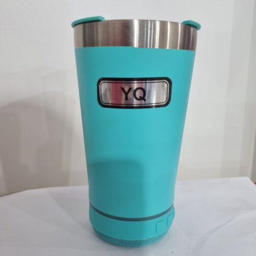 VASO C/SPEAKER H-10224 TURQUESA 473ML