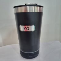 VASO C/SPEAKER H-10224 NEGRO 473ML