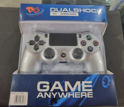 CONTROL PS4 GRIS PLATEADO PLAY GAME