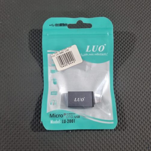OTG USB A MICRO USB GRIS LU-2001 LUO