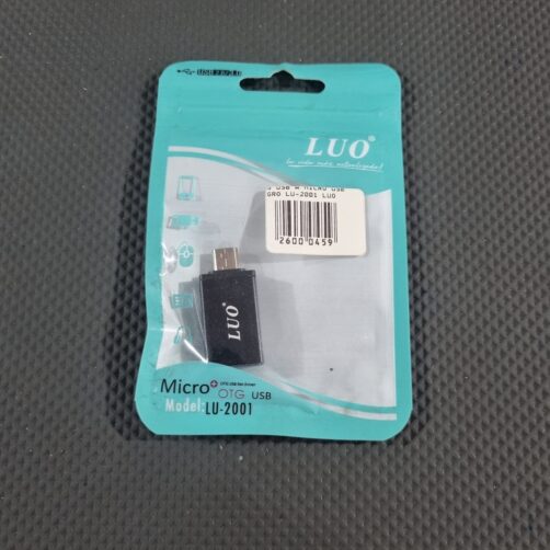 OTG USB A MICRO USB NEGRO LU-2001 LUO
