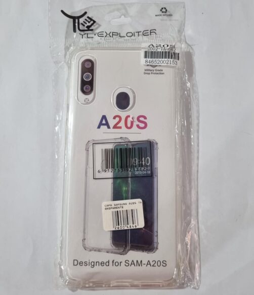 CAPA SAMSUNG A20S TRANSPARENTE