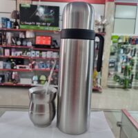 TERMO+GUAMPA 1LT METALICO ACERO INOXIDABLE