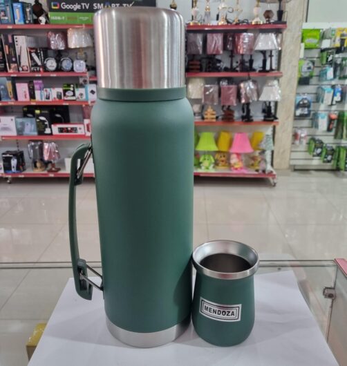 TERMO+GUAMPA 1LT VERDE MENDOZA