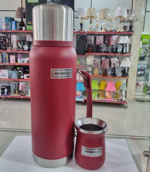 TERMO+GUAMPA 1LT M-251 ROJO MENDOZA