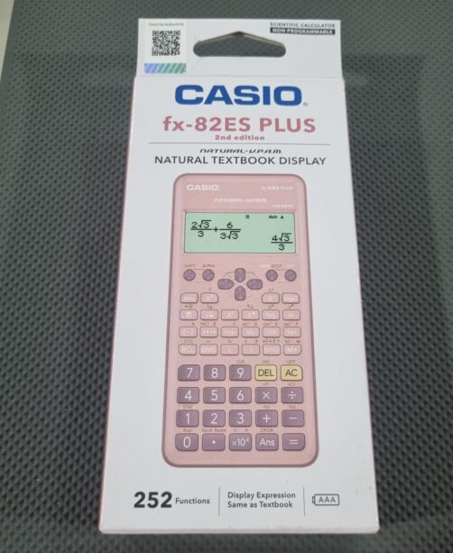 CALCULADORA CIENTIFICA CASIO FX-82ES PLUS ROSA