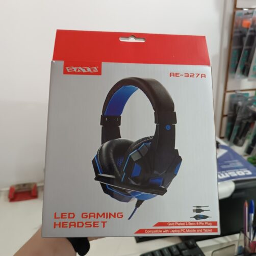 AUDIFONO GAMING C/CABLE AE-327B SATE AZUL