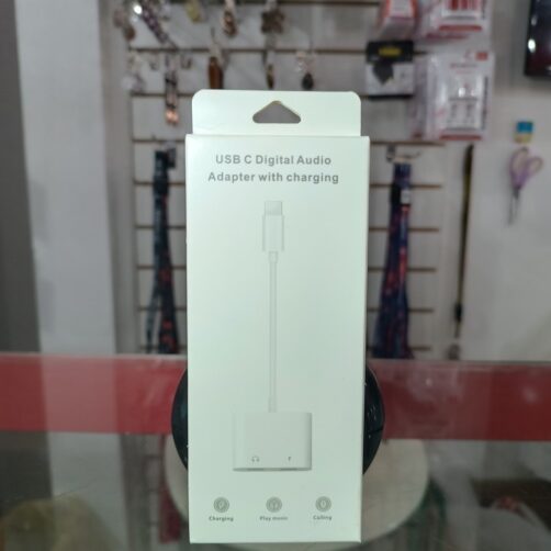 ADAPTADOR TYPEC CARGADOR Y AURICULAR L4 SATE