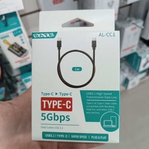 CABLE TYPEC-TYPEC 1M 3.0 AL-CC1 SATE FAST CHARGE