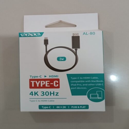 CABLE TYPEC HDMI 2M SATE AL-80