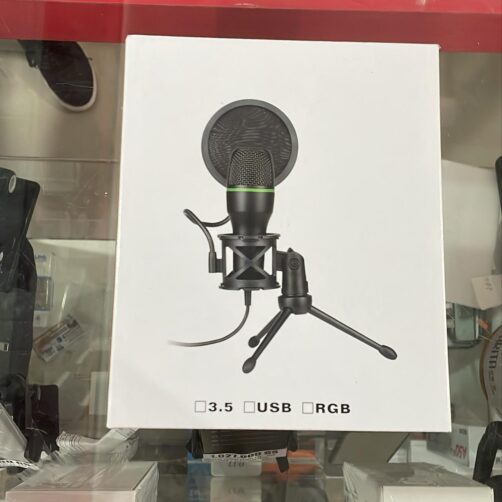 MICROFONO A CABLE USB A-MK38 SATE PROFES. PODCAST