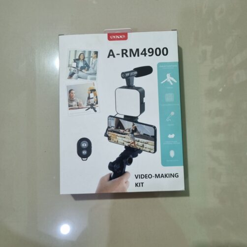 PALO DE SELFIE CON MICRO Y LUZ A-RM4900 SATE