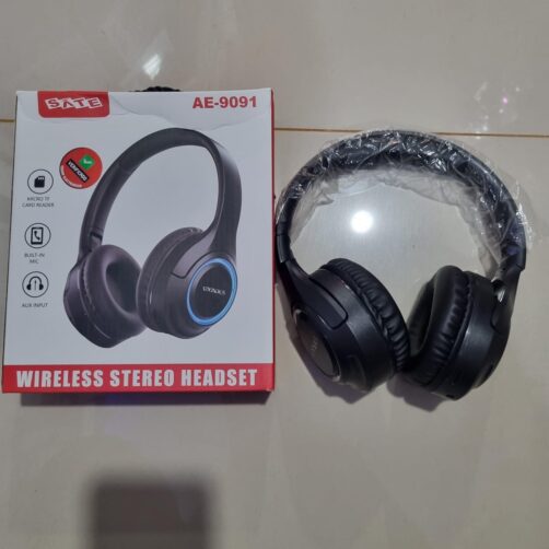 AUDIFONO INALAMBRICO NEGRO AE-9091 SATE