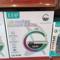 SPEAKER/CARGADOR INALAMBRICO LU-3190 LUO LED