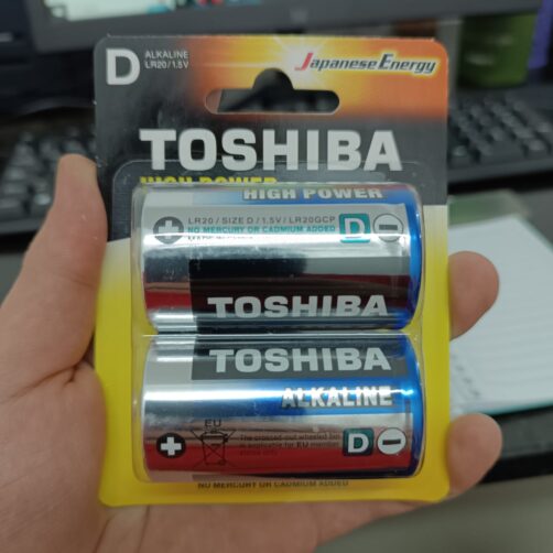 PILA ALCALINA TIPO D TOSHIBA LR20GCP BP-2CN