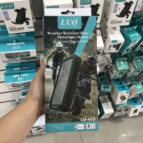 SOPORTE P/MOTO/BICI RESISTENTE AGUA/POLVO LUO