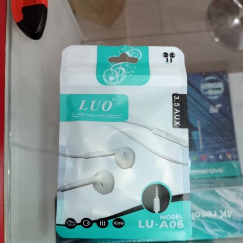 AURICULAR C/CABLE SIN GOMA LU-A06