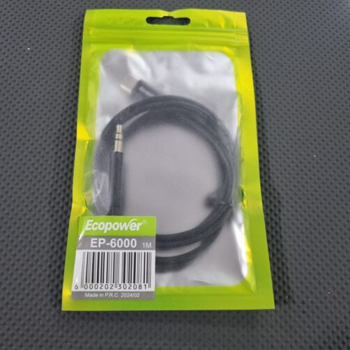 CABLE AUXILIAR TIPOC-JACK 3MM 1M ECOPOWER EP-6000