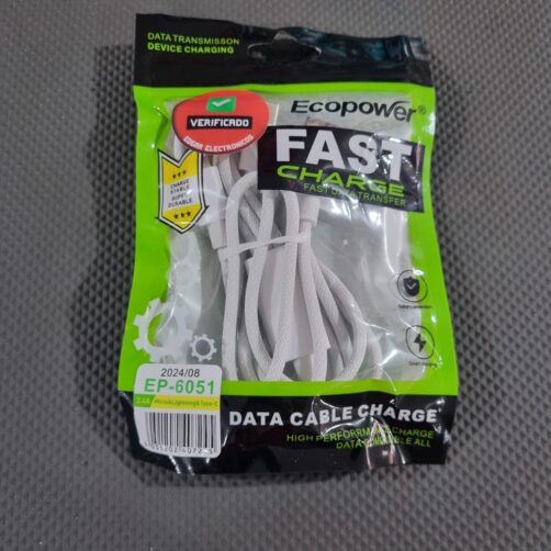 CABLE ECOPOWER MICRO/LIGHTNING/TYPE C EP-6051