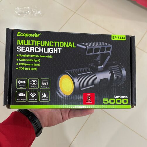 LINTERNA MULTIFUNCIONAL C/MANGO ECOPOWER EP-8143
