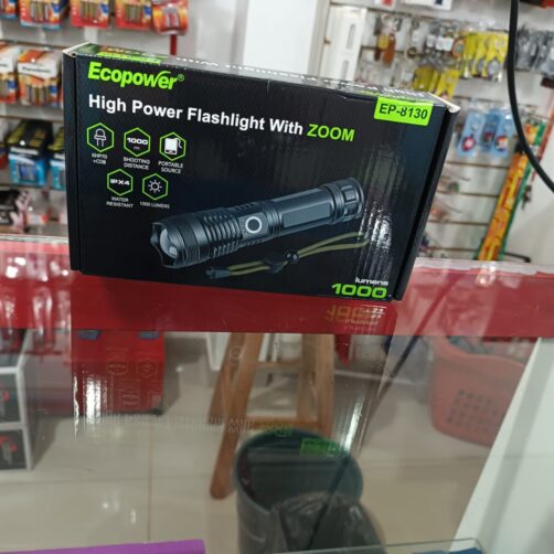 LINTERNA ECOPOWER 1000 LUMENS A PILA EP-8130
