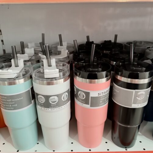 VASO TERMICO C/PAJITA 900ML SITARUN KINGDOM VK0624