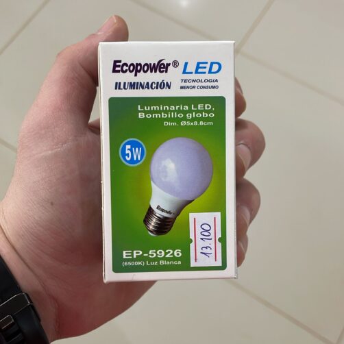FOCO BOMBILLO LED ECOPOWER 5W EP-5926