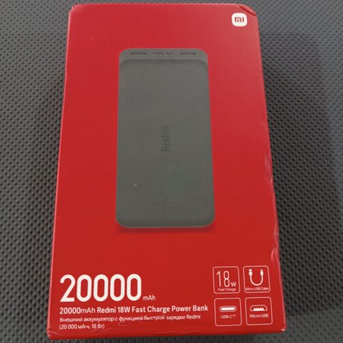 CARGADOR PORTATIL REDMI 20000MAH 18W S/CABLE