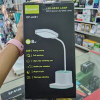 LAMPARA ECOPOWER 8W EP-A201 RECARGABLE LAPICERO