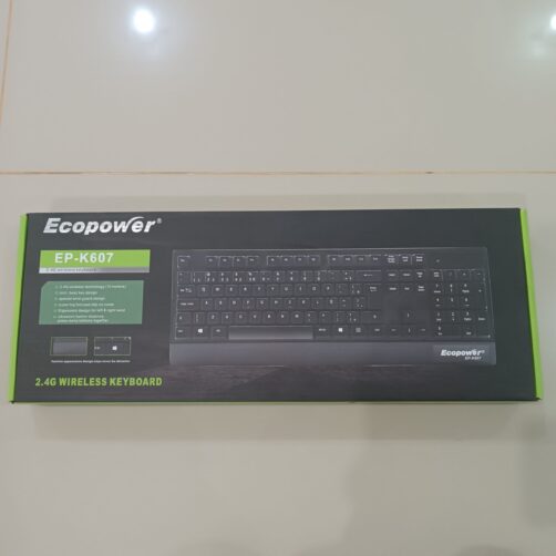 TECLADO INALAMBRICO SEMIMECANICO EP-K607 ECOPOWER