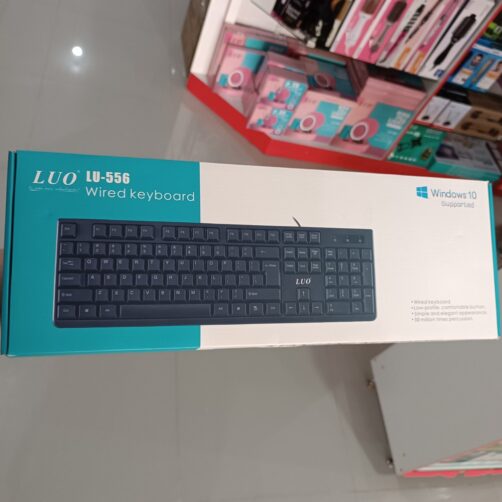 TECLADO CON MOUSE LU-556 C/CABLE LUO