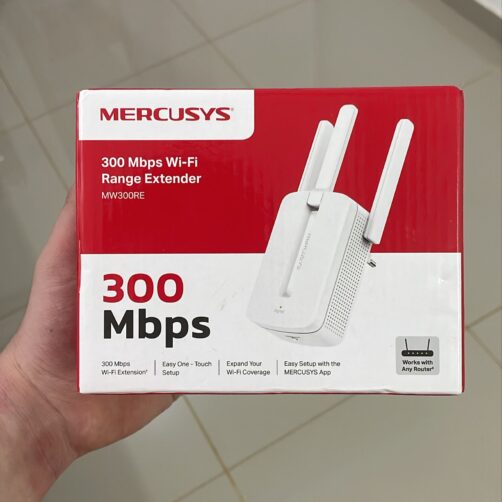 REPETIDOR DE SENAL WIFI MERCUSYS MW300RE 300MBPS