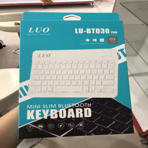 TECLADO MINI SLIM BLUETOOTH LUO LU-BT030