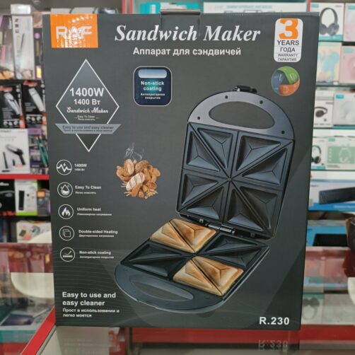 SANDWICHERA 4 PANES R.230 RAF 1400W