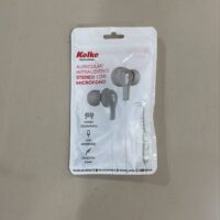 AURICULAR A CABLE CON MICROFONO BLACO
