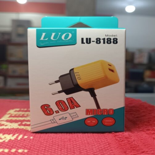 CARGADOR MICRO USB/TIPO C LUO LU-8188 6.0A