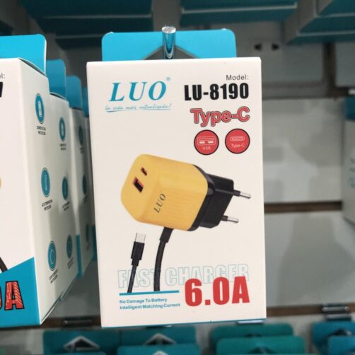 CARGADOR TIPOC 6.0A LUO LU-8190