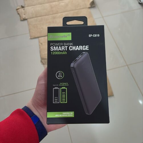 CARGADOR PORTATIL ECOPOWER 12000MAH EP-C819